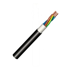 Kabel CYKY-J 3x4 mm2 - barevné značení J (C)