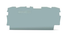 Wago Koncová a oddělovací bočnice 1mm, šedá