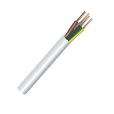 Kabel CYSY 4Bx1(B) H05VV-F 4Gx1 mm ohebný bílý