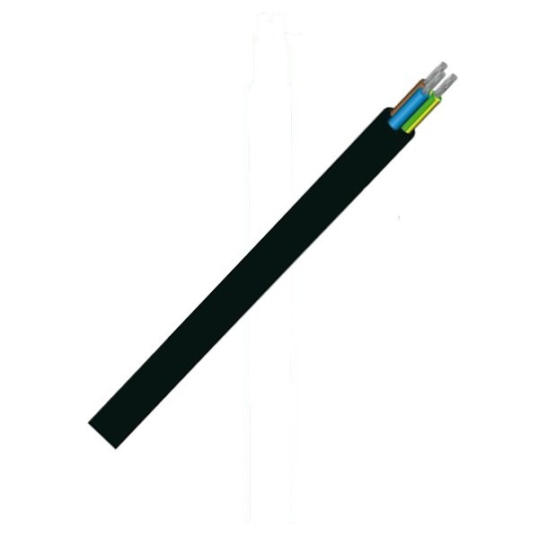Kabel H07RN-F 3x6 černý, gumový(CGTG) TITANEX