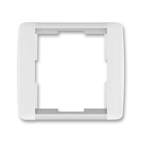 ABB, ELEMENT Rámeček pro elektroinstalační přístroje, jednonásobný, bílá/ledová bílá