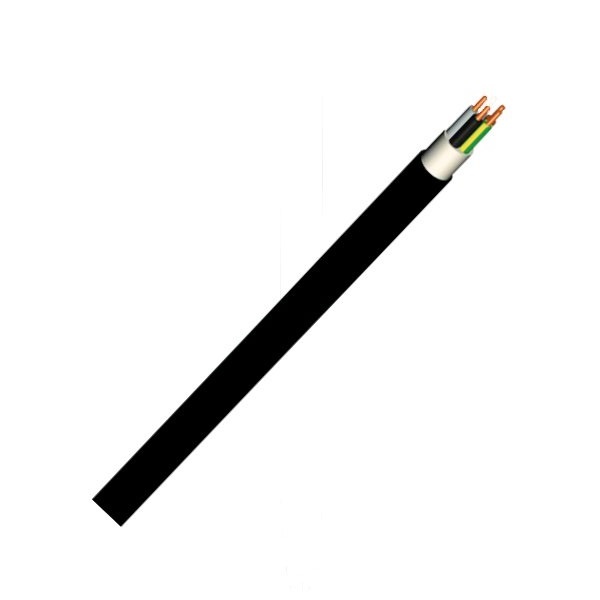 Kabel CYKY-J 4x50 mm2 - barevné značení J (C)