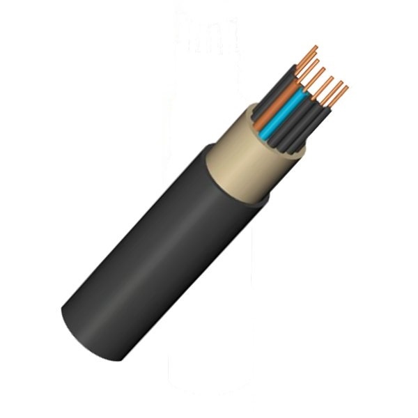 Kabel CYKY-J 7x1,5 mm2 - barevné značení J (C)