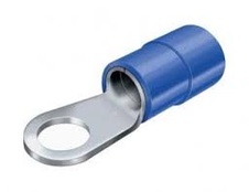Oko izolované, průřez 1,5-2,5mm2 / M6 / šíře 11mm, izolace PVC, dle DIN 46237 (BF-M6)