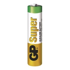 Baterie GP alkalická SUPER AAA/LR03/24A, 2-shrik
