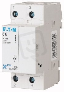 Eaton pojistkový odpínač 2p C10-SLS/32/2, pro  Z-C10