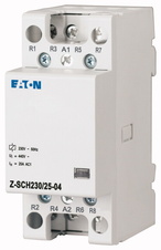 Eaton stykač instalační Z-SCH230/25-4 , 230VAC / 50Hz, 4Z, 25A, 2HP