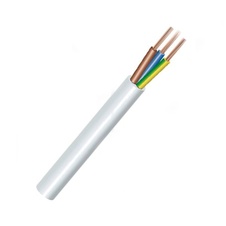 Kabel CYSY 3Gx1 (C) Kabel H05VV-F 3x1 mm ohebný - bílý