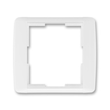 ABB, ELEMENT Rámeček pro elektroinstalační přístroje, jednonásobný,bílý/bílý