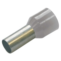 Dutinka izolovaná, průřez 4,0mm2 / 10mm / ID 4,8mm UL, CSA a DIN46228 bezhalogenová šedá