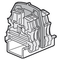 ODDĚL.PŘEP.6MM,2V-2V(NOVÁ) šedá Legrand