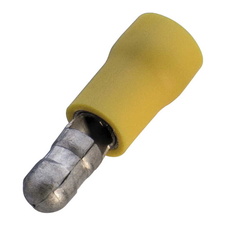 Kolík kruhový poloizolovaný, průřez 4-6mm2 / průměr 5mm PVC (GF-BM5)