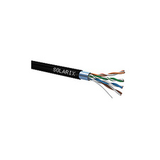 Kabel instalační datový venkovní  FTP CAT5E PE, SXKD-5E-FTP-PE Solarix (27655192) - drát