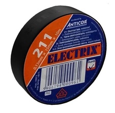 Izolační páska PVC Electrix 211P 0,13mm x 25mm x 20m  černá