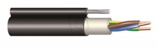 Kabel CYKYz-J 4x 6 (závěsný s lankem)